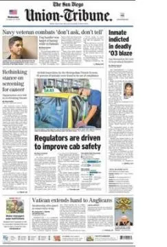 Sandiego Union Tribune epaper