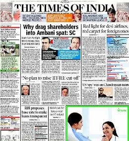 Times Of India Epaper